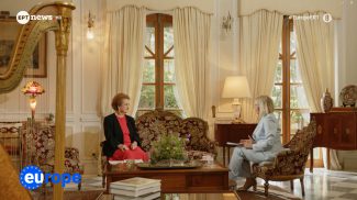 Η Νταϊάνα Παναγιωτοπούλου στην εκπομπή «Europe»