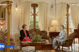 Η Νταϊάνα Παναγιωτοπούλου στην εκπομπή «Europe»